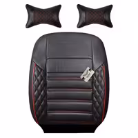 روکش صندلی کوییک و تیبا دو چرم مدل سورنا همراه با پشت گردنی