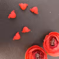 قفل مگنتی قلبی قرمز  دانه ای 