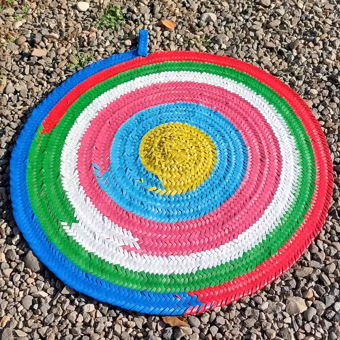 سفره گرد 85سانتی . قطرش حدوداً بین 80 تا 85 سانته