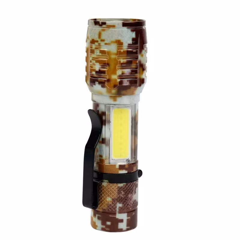 چراغ قوه پلیسی Flashlight COB XPE LED چریکی