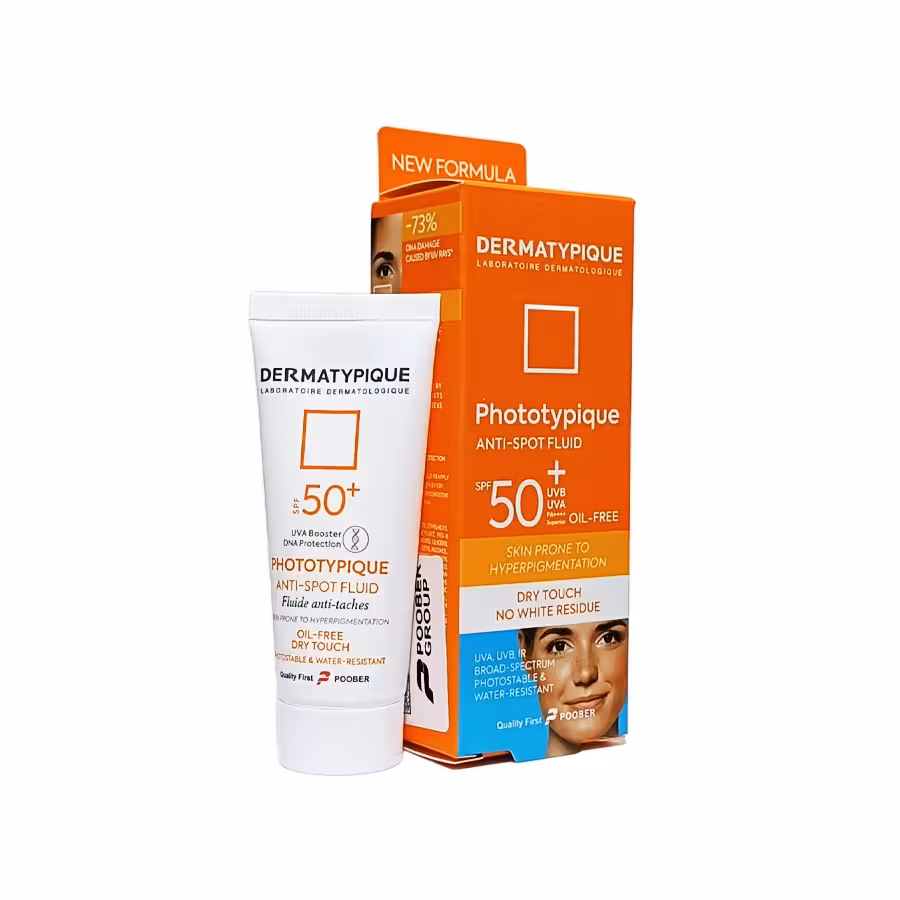 فلوئید ضد آفتاب روشن کننده درماتیپیک مدل فتوتیپیک SPF50