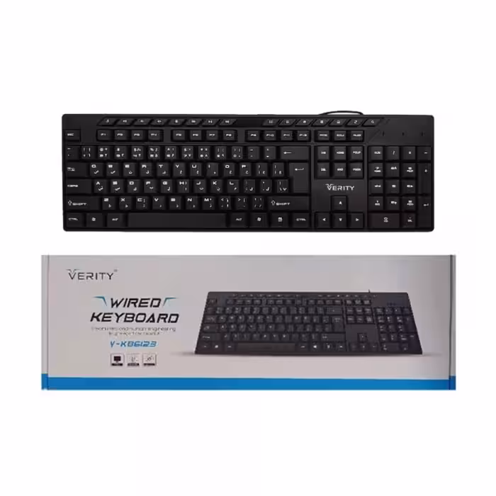 کیبورد سیم دار وریتی مدل Verity V-KB6123