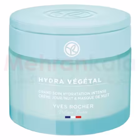 کرم آبرسان شب و روز سه کاره فوق قوی ایوروشه مدل هیدرا وژتال حجم 75 میلی لیتر