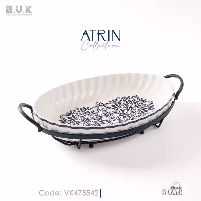 تابه گود بیضی بزرگ بی وی کی کد 475542 مدل آترین