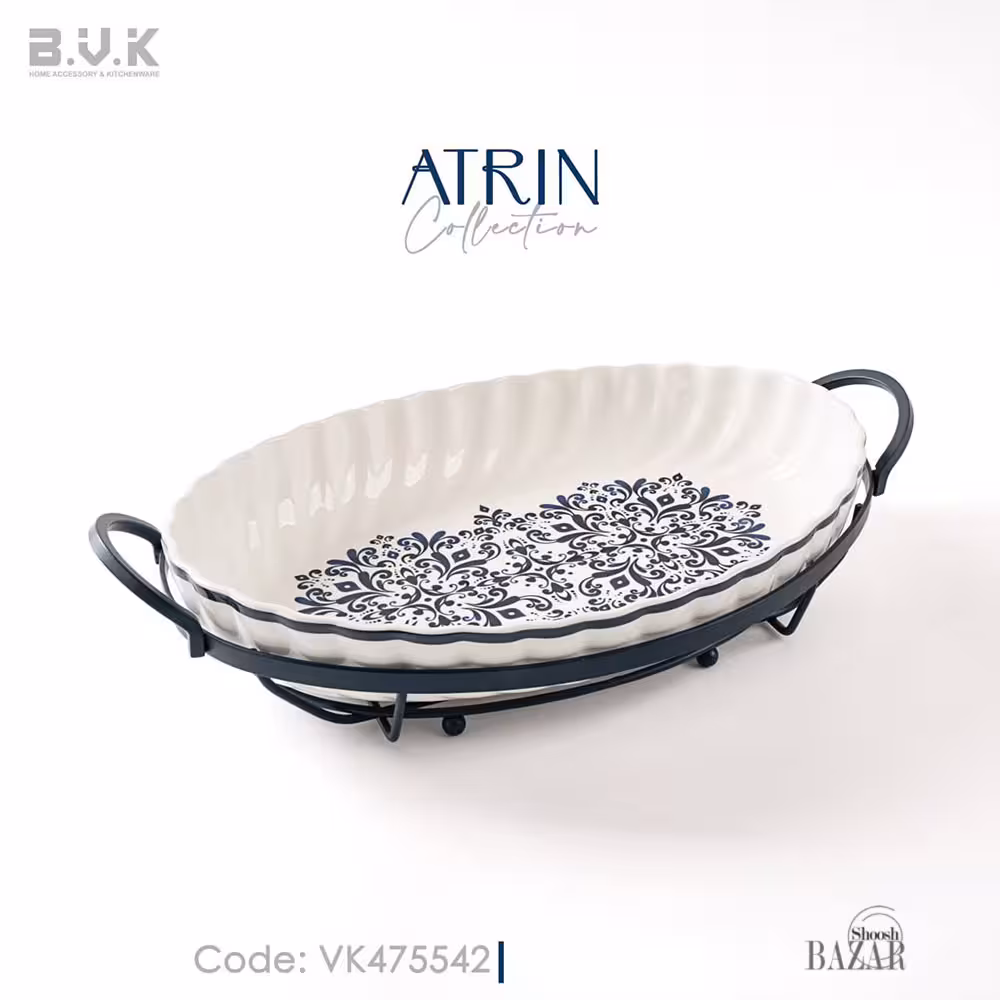تابه گود بیضی بزرگ بی وی کی کد 475542 مدل آترین