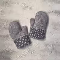دستکش فر مخمل بهناز - طرح 119
