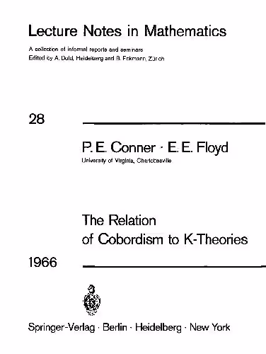 خرید و دانلود نسخه کامل کتاب The Relation of Cobordism to K-Theories