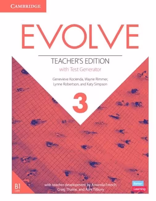کتاب Evolve Level 3 Teacher’s Edition with Test Generator ( کتاب معلم )