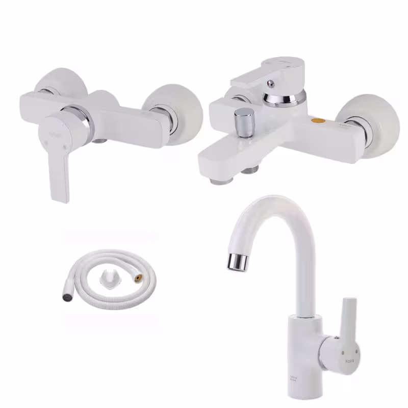 ست شیرآلات کسری مدل امگا مجموعه 4 عددی