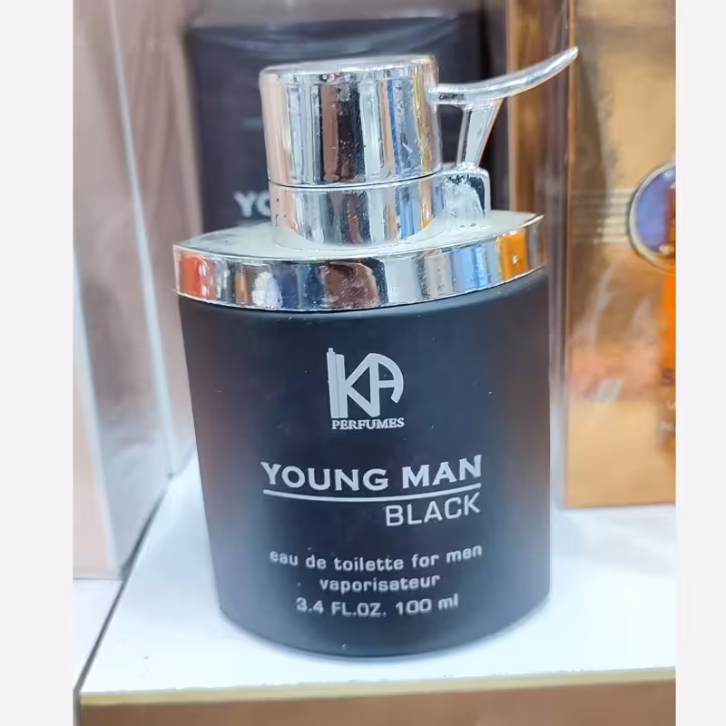ادکلن یاچ من مشکی 100 میل ( خرید عمده و تکی ادکلن و عطر گناوه مارکت )