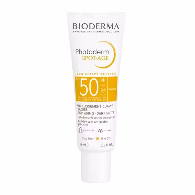 کرم ضد آفتاب بایودرما اورجینال مدل Photoderm Spot-Age SPF 50 حجم 40 میلی لیتر