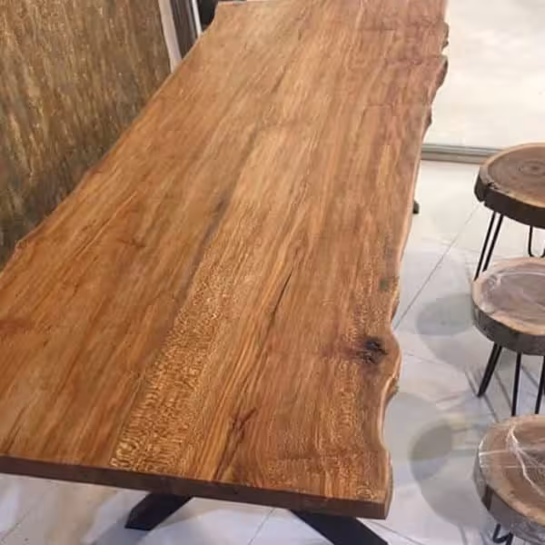 تک میز ناهارخوری چوب وفلز کد 11688