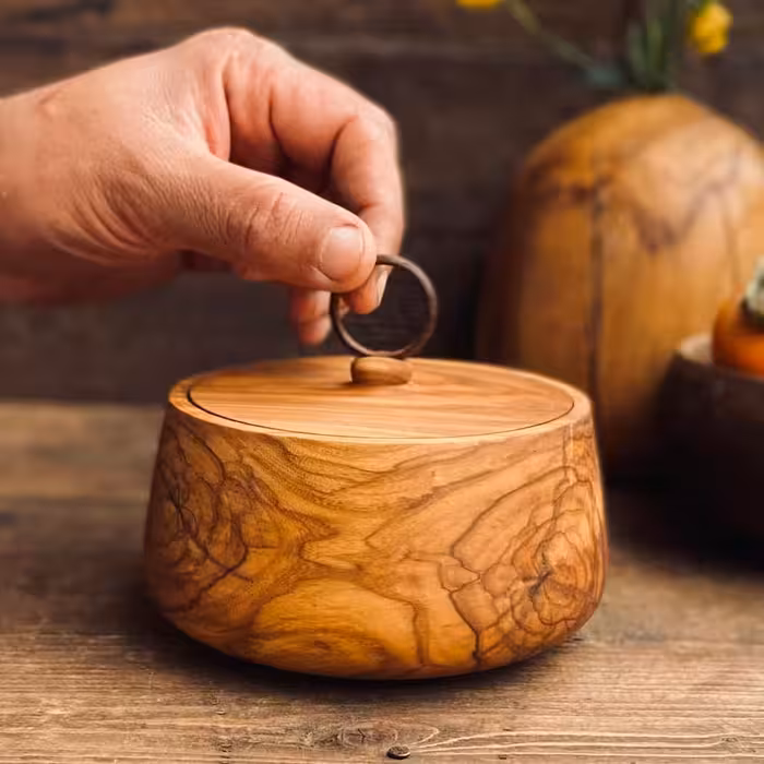 ظرف دربدار زیتون کد 100027