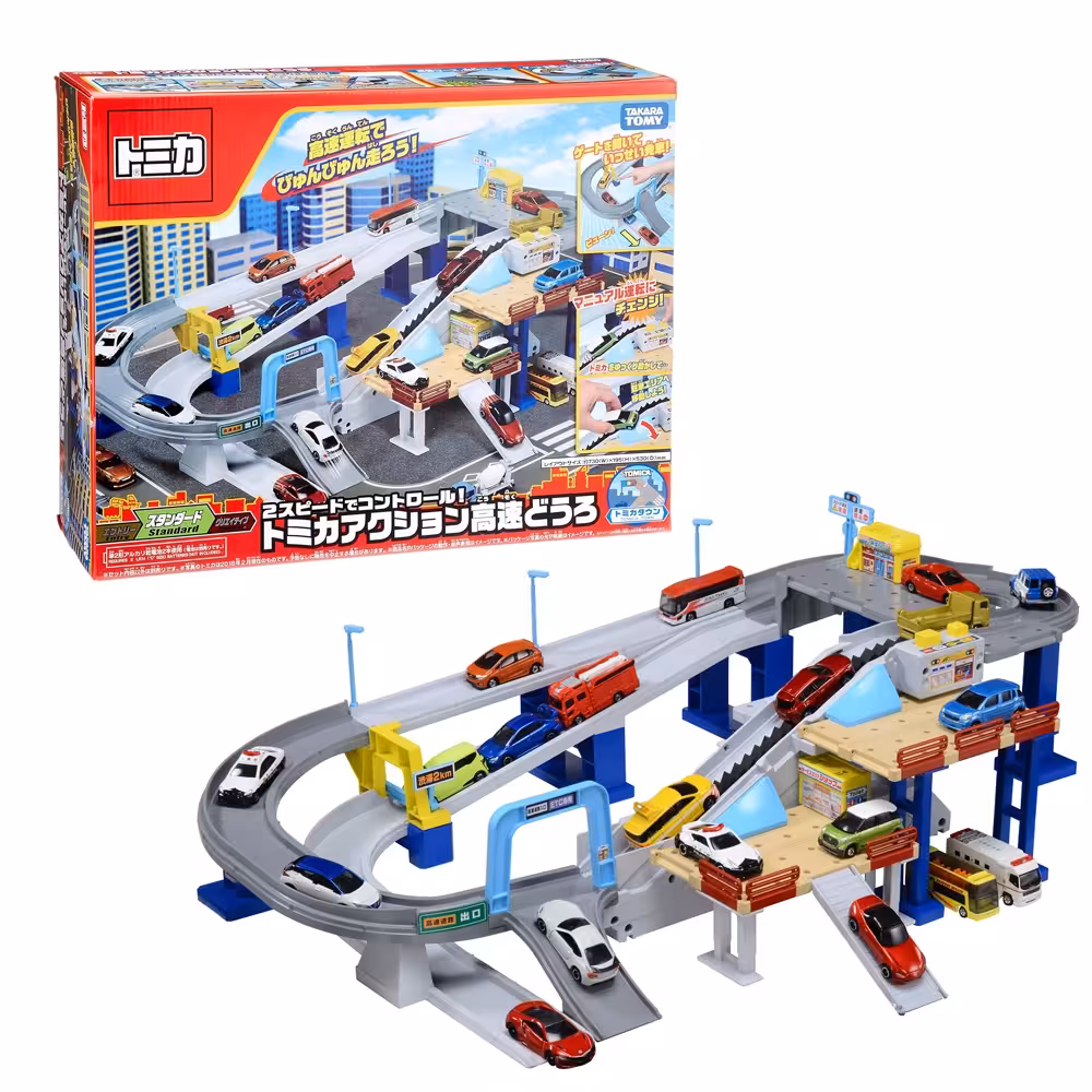 پیست بزرگراه تامیکا مدل 2 Way Speed! Action Highway