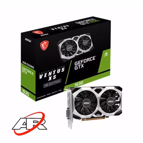 کارت گرافیک ام اس آی مدل Geforce GTX 1630 VENTUS XS 4GB OC