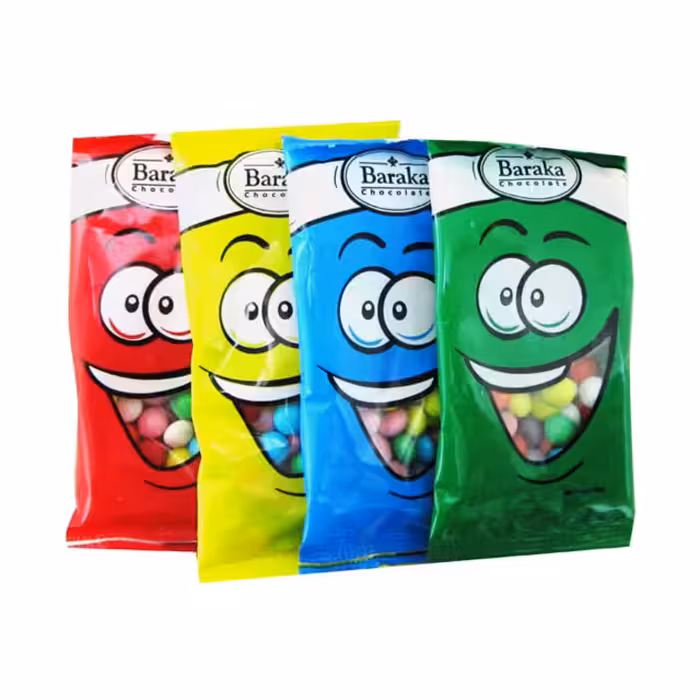 دراژه شکلاتی باراکا مدل رنگی 45 گرمی