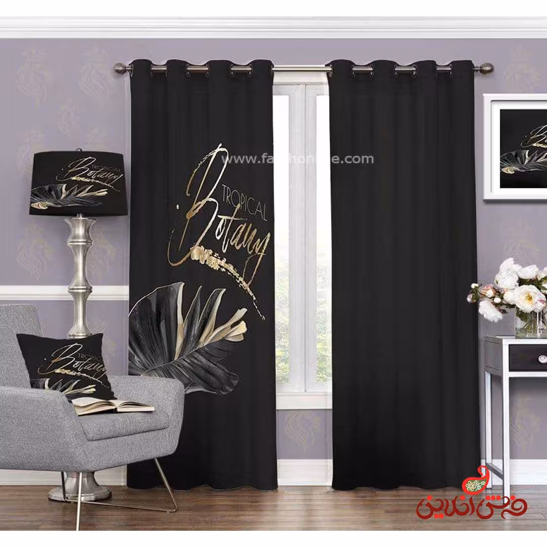 پرده طرح پر کد 3625