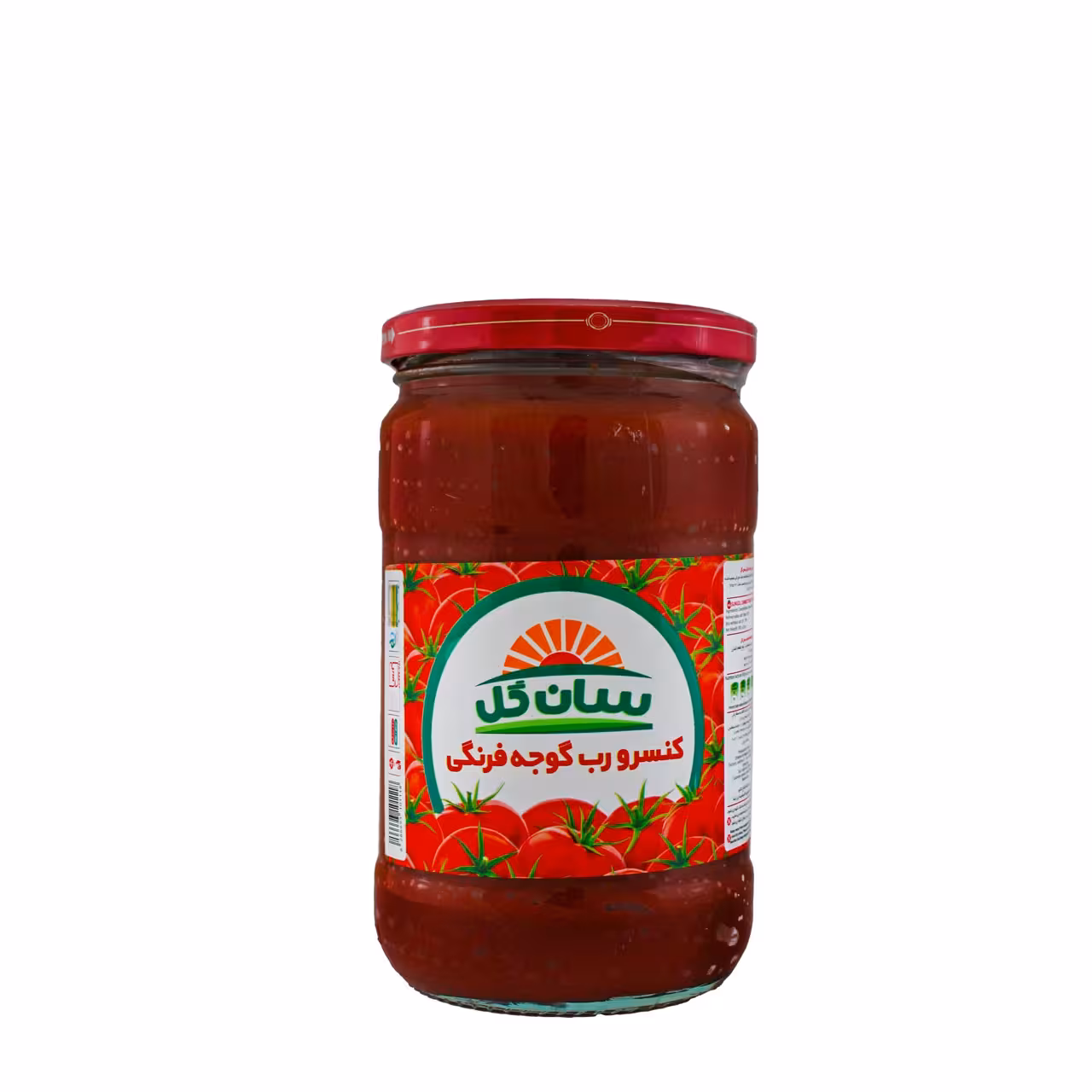 رب گوجه فرنگی شیشه ای سان گل 700 گرمی