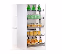سوپر ریلی کمدی کریستال 6 سبد ارتفاع 212-192و عرض 30 سانتی متر فانتونی کد E133