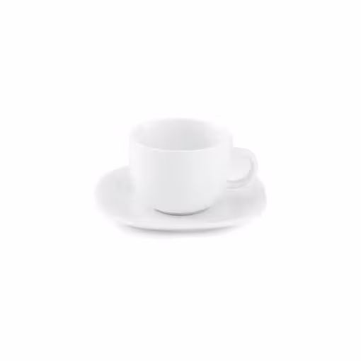 سرویس چای خوری سفید کواترو چینی زرین 6 نفره 12 پارچه