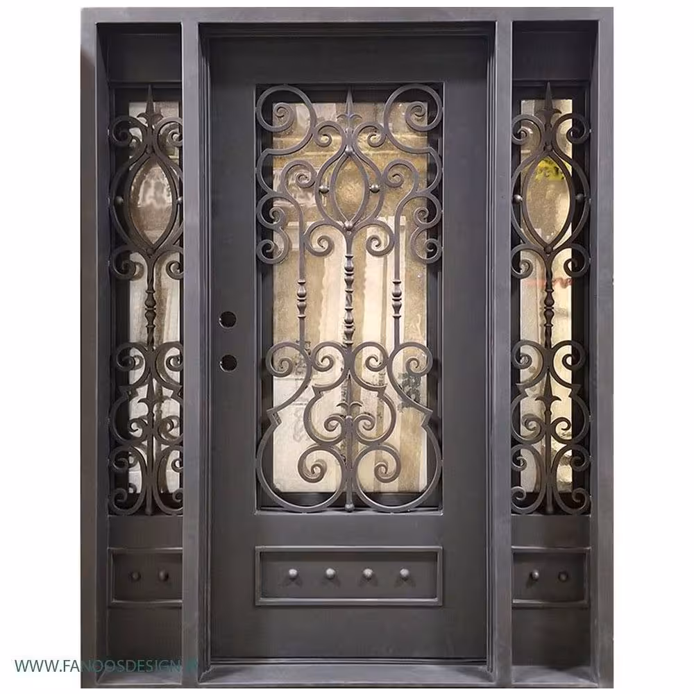 درب فلزی مناسب خانه های شمالی کد 1214