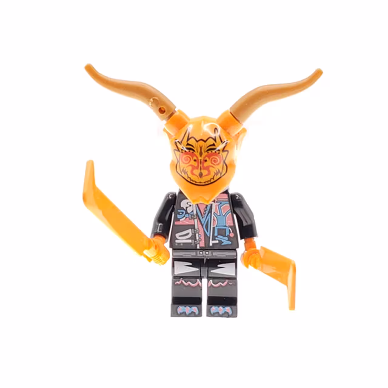 لگو مینی فیگور نینجاگو مدل مشکی پوش نقاب نارنجی کد DG1001