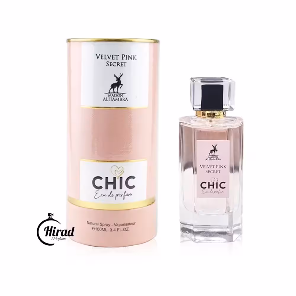 خرید عطر ادکلن ولوت پینک سکرت چیک صورتی الحمبرا ویکتوریا سکرت لاو - هیراد پرفیوم
