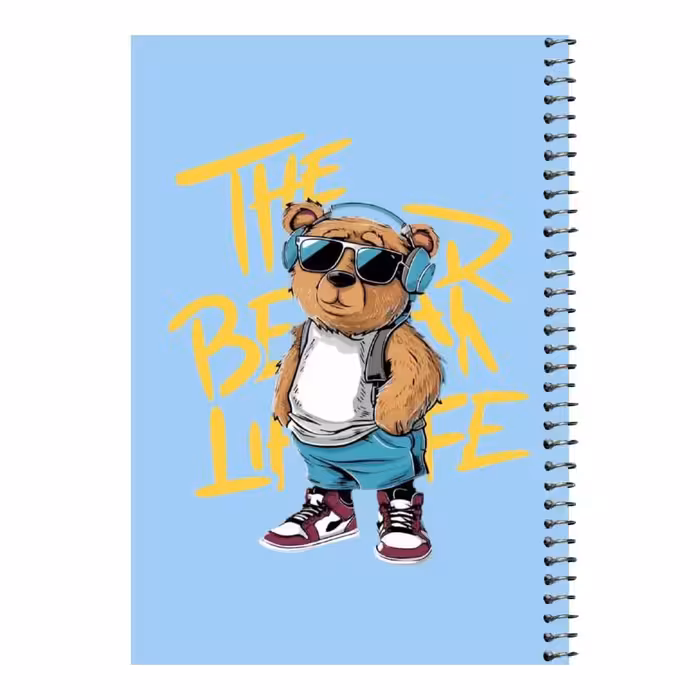 دفتر مشق 80 برگ اس جی مدل تدی هدفون