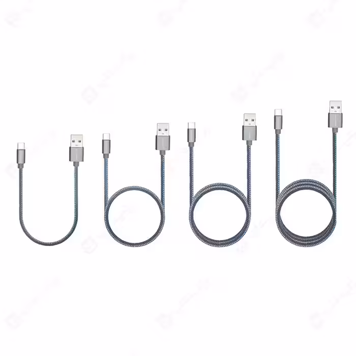 کابل شارژ USB به تایپ C کلومن مدل KD-19 پک 4 تایی