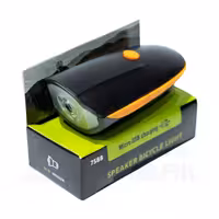 چراغ جلو بوق دار دوچرخه شارژی 7588 نارنجی