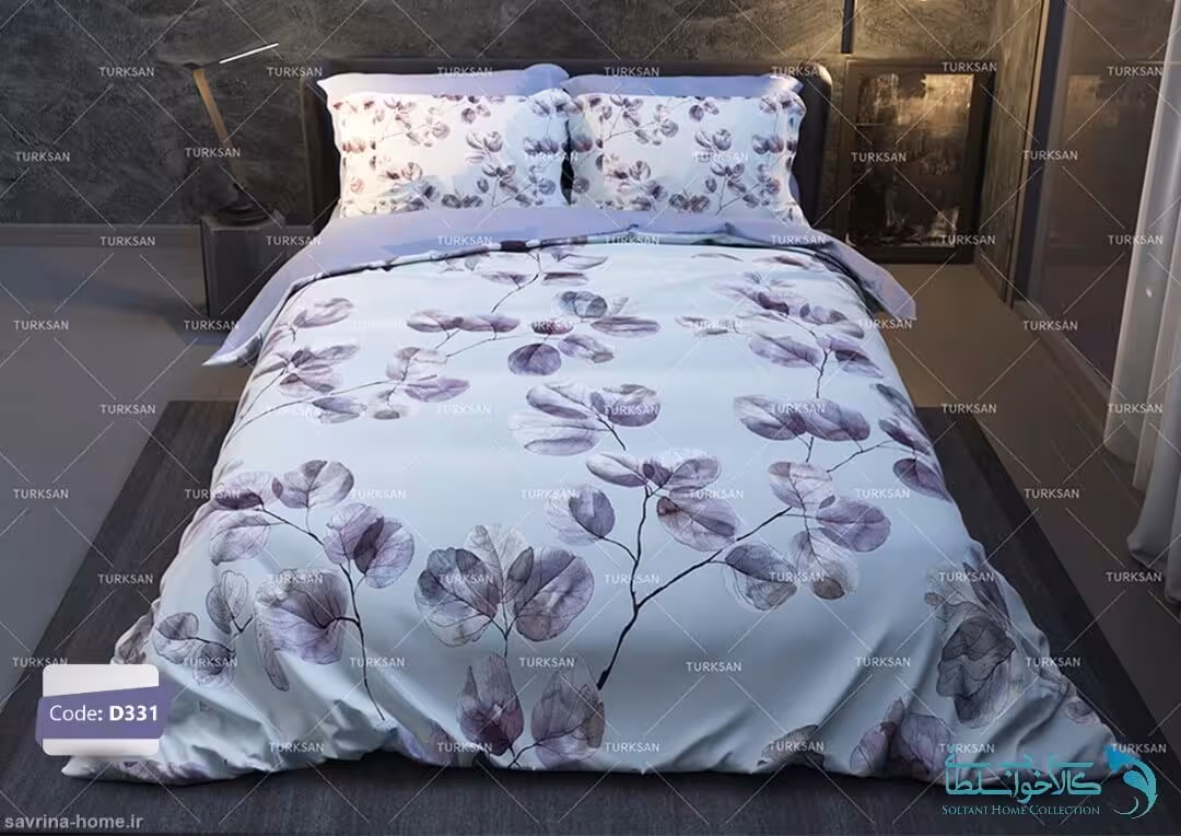 روتختی دو نفره طرح شکوفه برند ترکسان کد D331