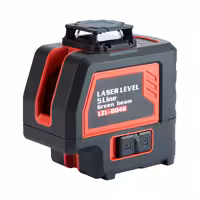 تراز لیزری 360 درجه 5 خط نور سبز LZL-0046