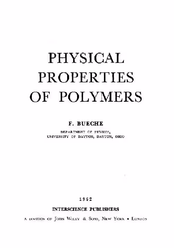 خرید و دانلود نسخه کامل کتاب Physical Properties of Polymers