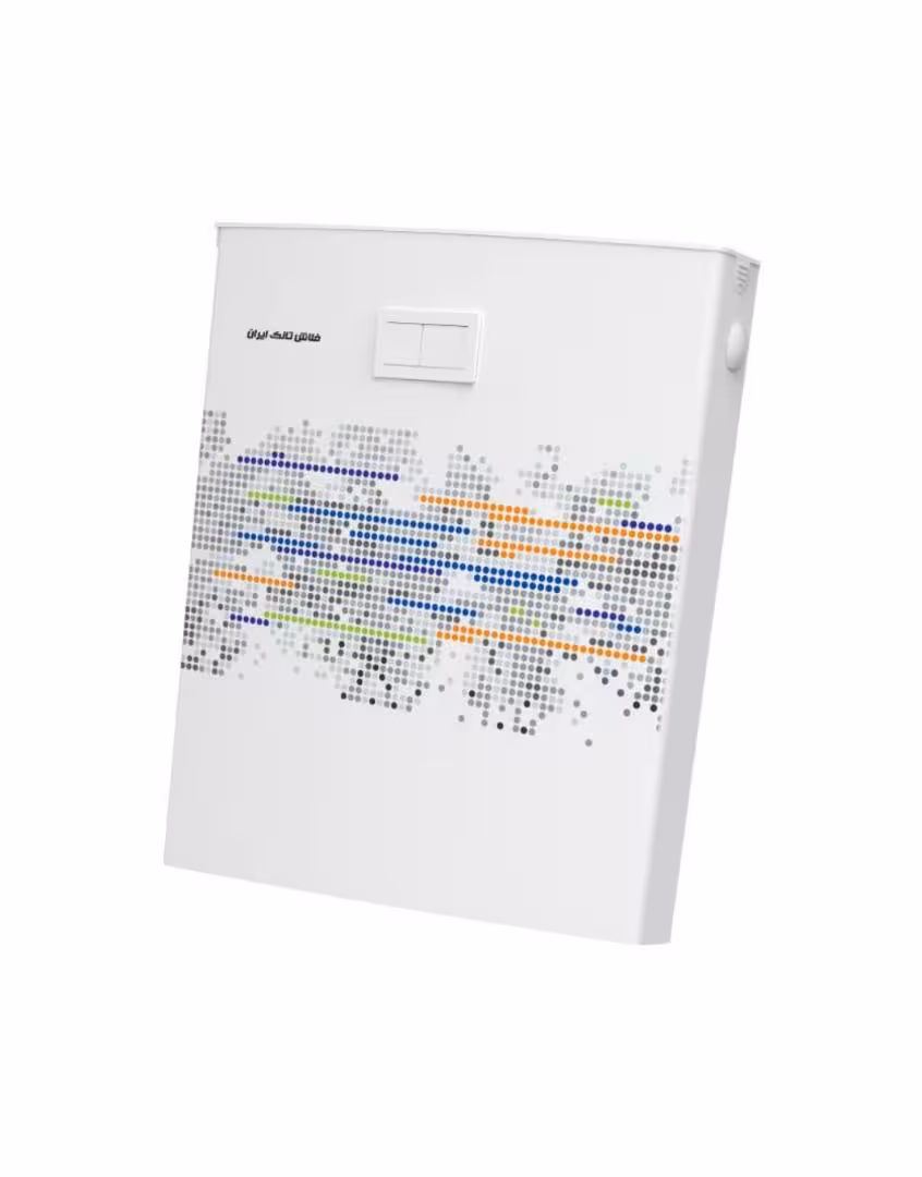 فلاش تانک ایران مدل اولترا اسلیم طرح ترام با لوله توکار