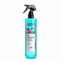 اسپری دوفاز نرم کننده و رطوبت رسان مو آگیوا Agiva حاوی 8D Hyaluron با محافظ حرارتی حجم 400 میل