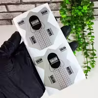 فرمر آلمینیومی پروانه ای نقره ای سالن Salon برش خورده 300 تایی