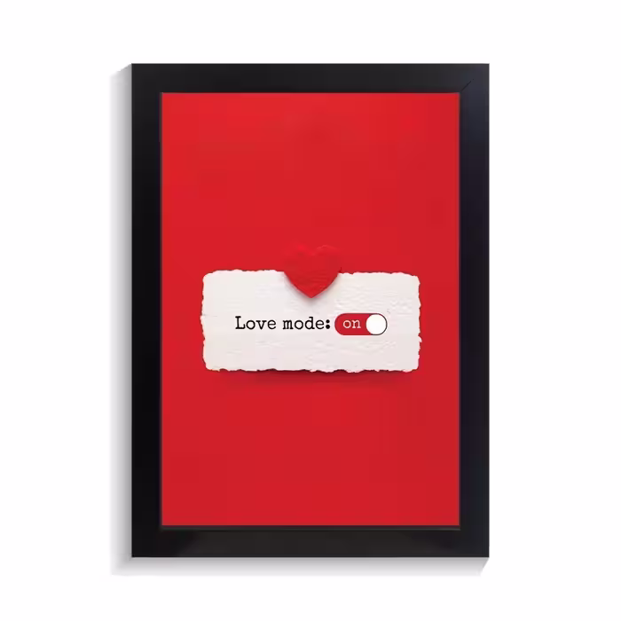 تابلو عاشقانه طرح love mode کد PF-27057