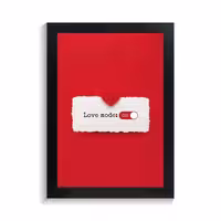 تابلو عاشقانه طرح love mode کد PF-27057