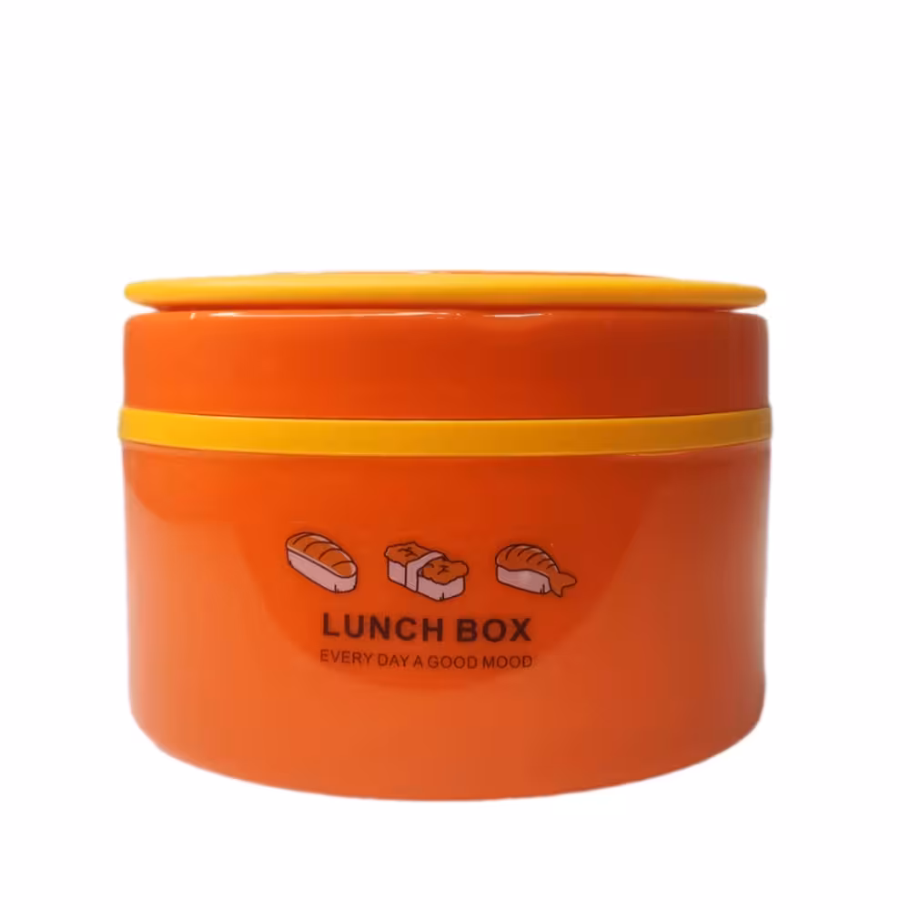 ظرف نگهداره غذا کودک یک طبقه نارنجی