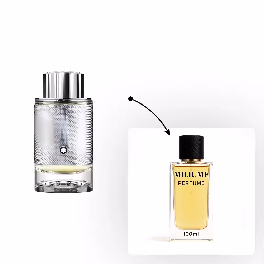 اسانس عطر Montblanc Explorer Platinum برند sfa - کد 1701 - مونت بلانک اکسپلورر پلاتینوم 100ML - میلیوم پرفیوم