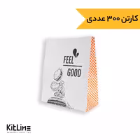 پاکت بیرون بر یکبار مصرف کاغذی 30×36 سانتیمتری (کارتن 300 عددی)