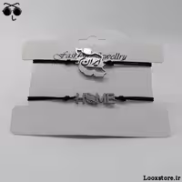 دستبند ست دو تایی نقشه ایران استیل