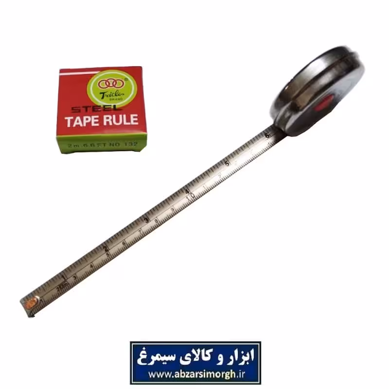 متر دستی 2 متری بدنه و نوار فلزی AMT-060