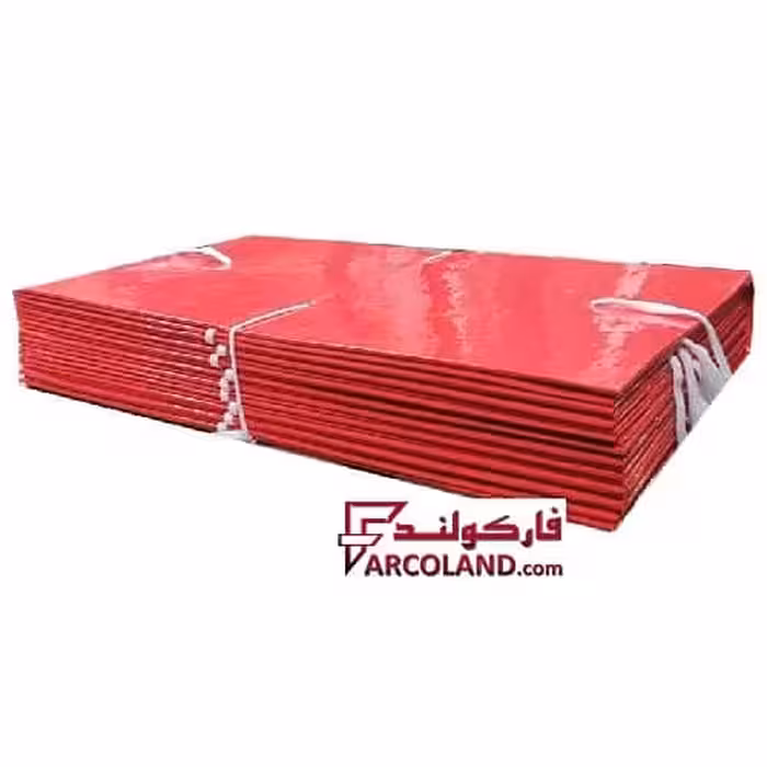 زونکن بند دار بایگانی قرمز بسته 10 عددی | پوشه (کارتن) بنددار