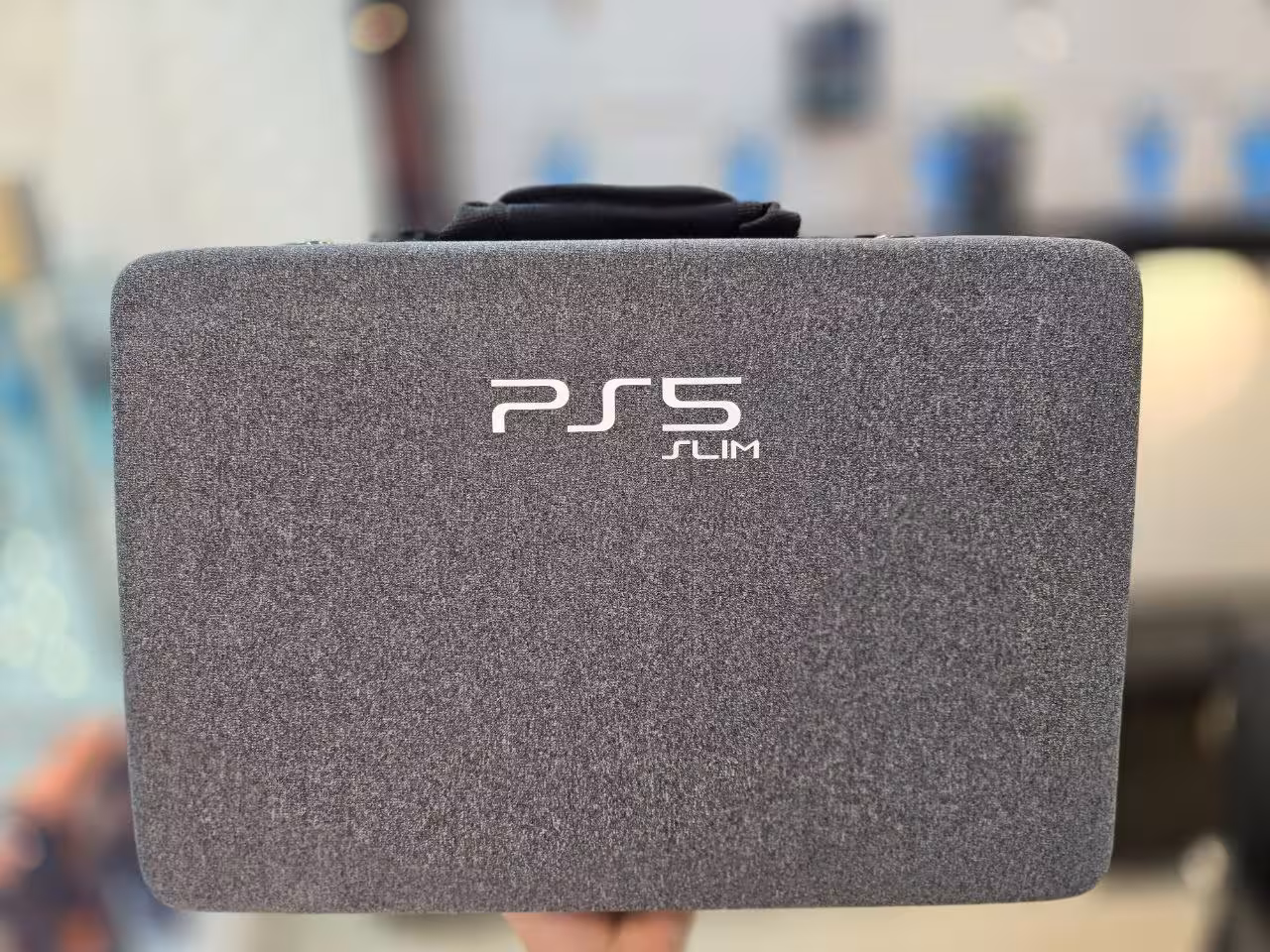 کیف کنسول بازی PS5 Slim رنگ خاکستری