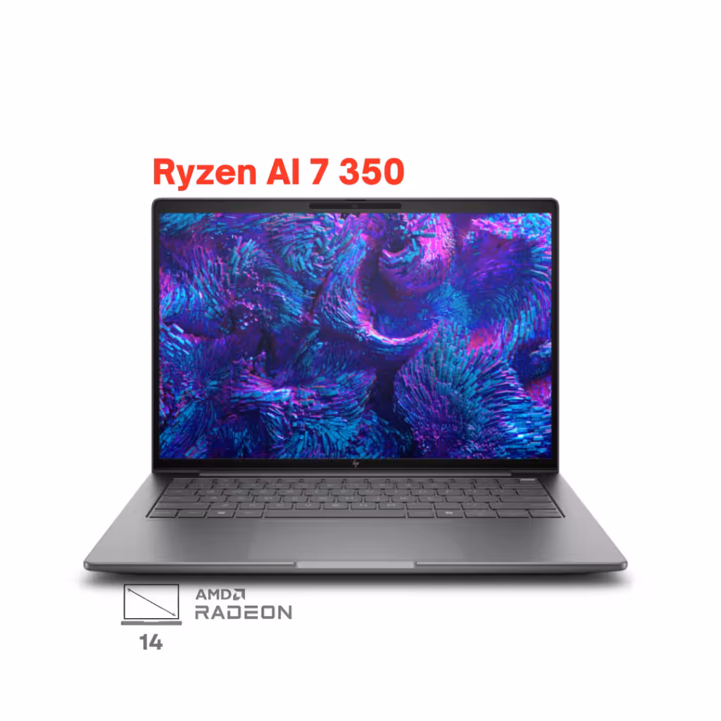 لپ تاپ ورک استیشن اچ پی زدبوک مدل HP ZBook 8 G1as 14 BW0J5PC Ryzen AI 7 350 32G 1T 2.5K 120Hz 2025 - پی بی 360