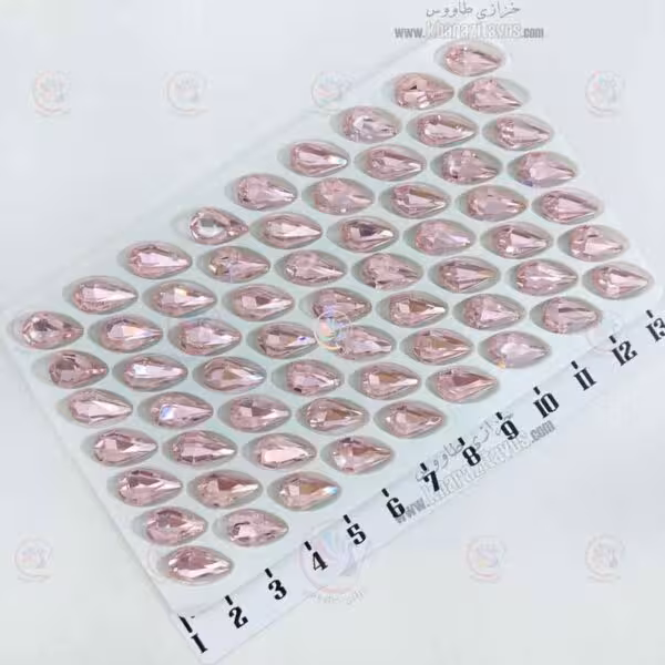اشک سنگی 8 در 13 ( صورتی ) ورق 63 عددی