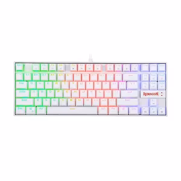 کیبورد گیمینگ ردراگون مدل Redragon KUMARA Pro White K552P-KBS