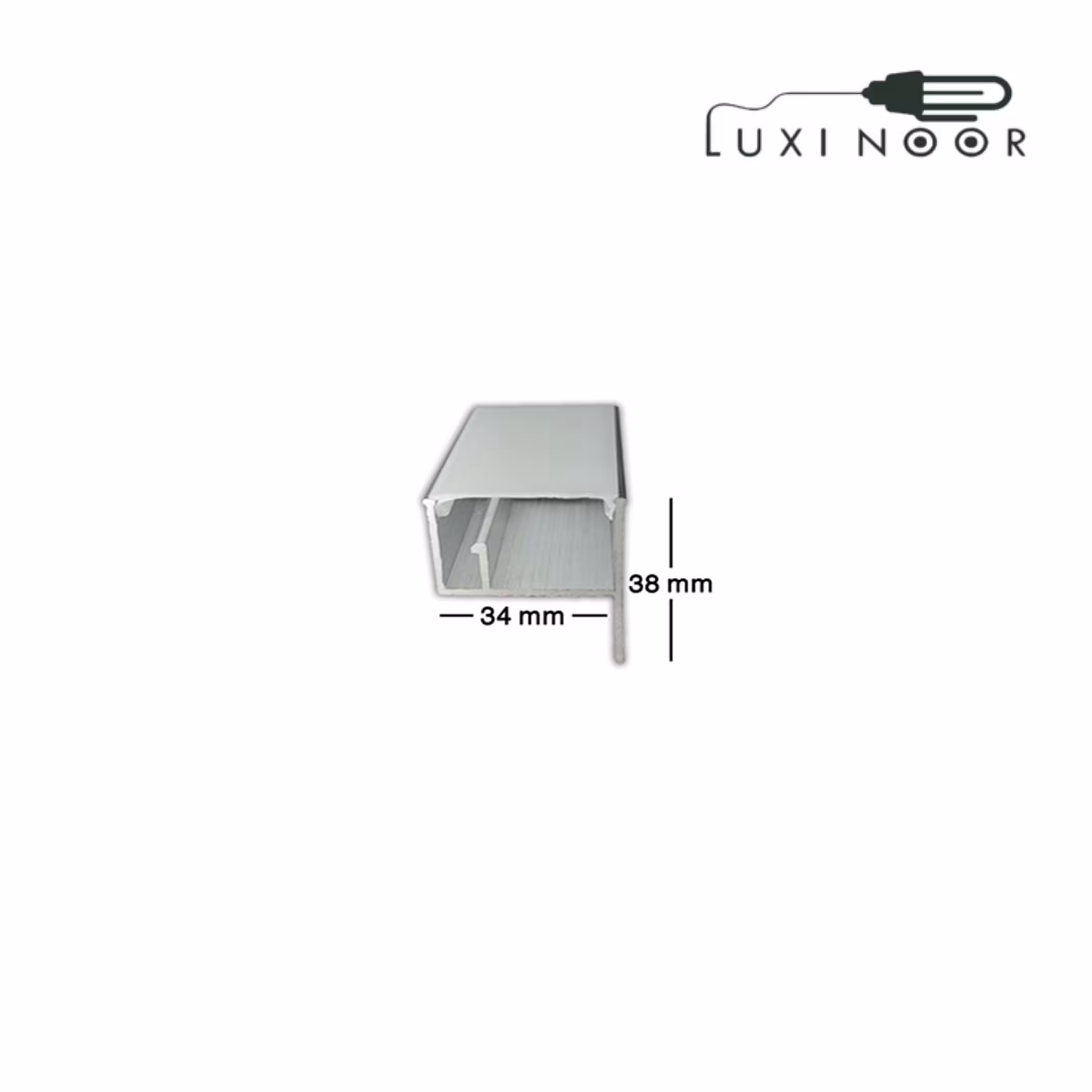 پروفیل چراغ خطی لاینر کشسان تک لاین - کد 59