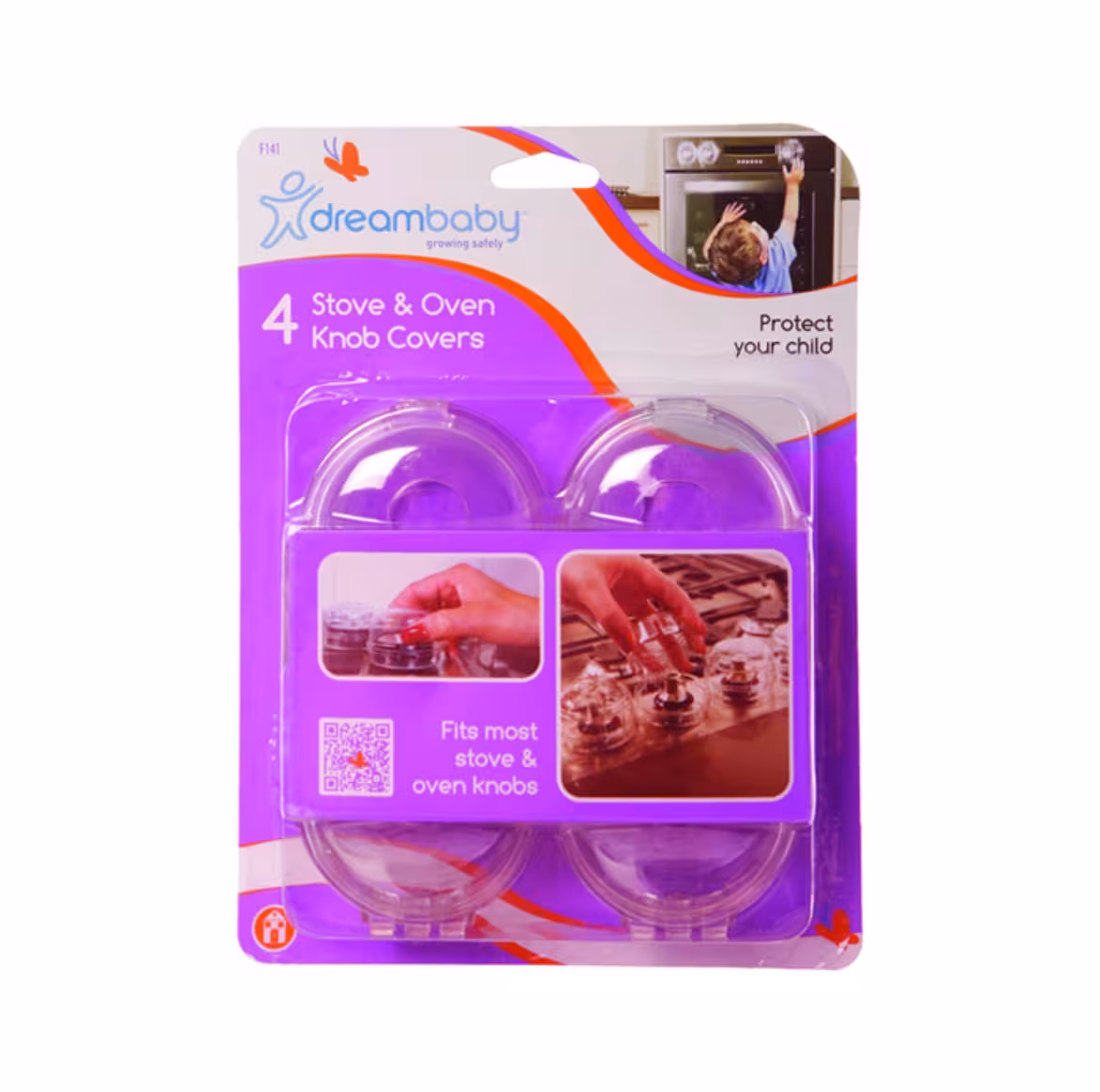 قفل دستگیره اجاق گاز دریم بیبی Dream baby بسته 4 عددی